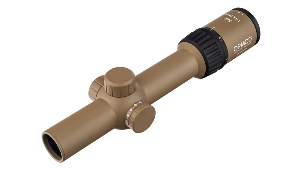 OPMOD Steiner P4Xi 1-4x24mm Tactical Illuminated Rifle Scope, 30mm, SFP, P3TR, FDE, 5203