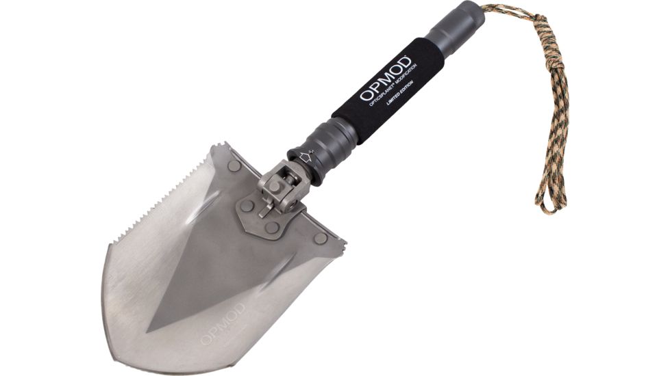 OPMOD Survival Series 20-in-1 Emergency Shovel Flashlight,Charcoal Grey DJSV-OS