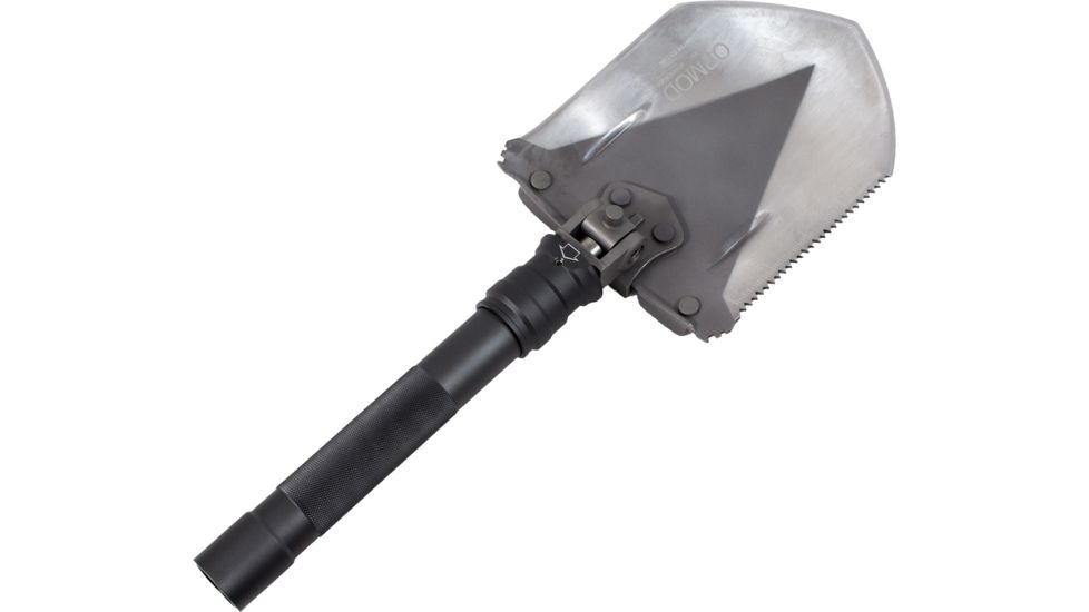 OPMOD Survival Series 20-in-1 Emergency Shovel Flashlight,Charcoal Grey DJSV-OS