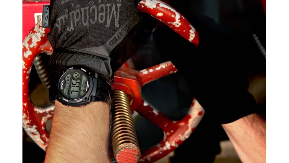 OPMOD T.E.W. 1.0 Tactical Everyday Watch, Black Case/Black Ring/Black Strap, 44mm CS007A