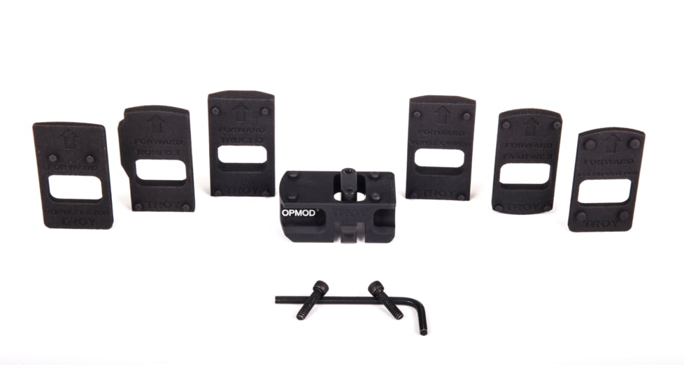 EDEMO Troy Industries OPMOD Universal Red Dot Mount, Black, SMOU-UNV-RDBT-00, EDEMO12