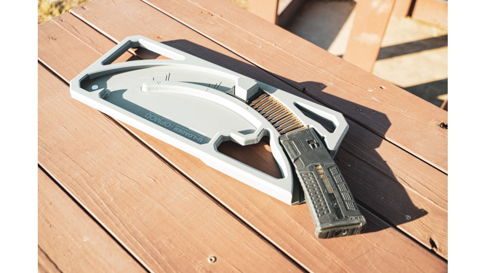 OPMOD OP Exclusive U-Loader AR15/AK Magazine Speed Loader, Gray, L15GR