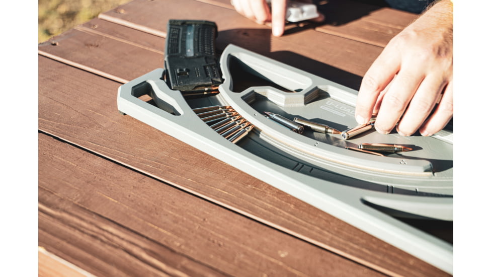 OPMOD OP Exclusive U-Loader AR15/AK Magazine Speed Loader, Gray, L15GR