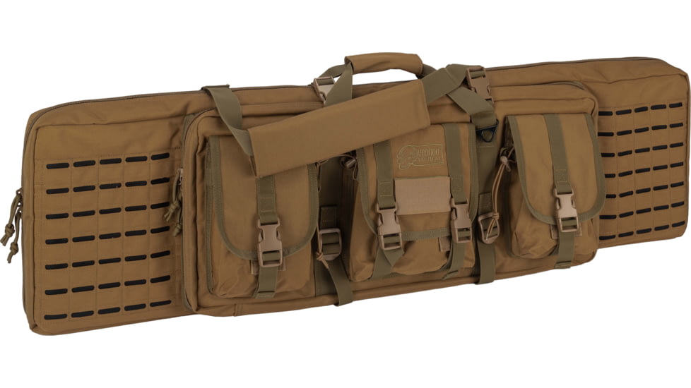 Voodoo Tactical OPMOD Double Rifle Weapons Case, 42 in, 42 in, Coyote/Black, OP-7619061000