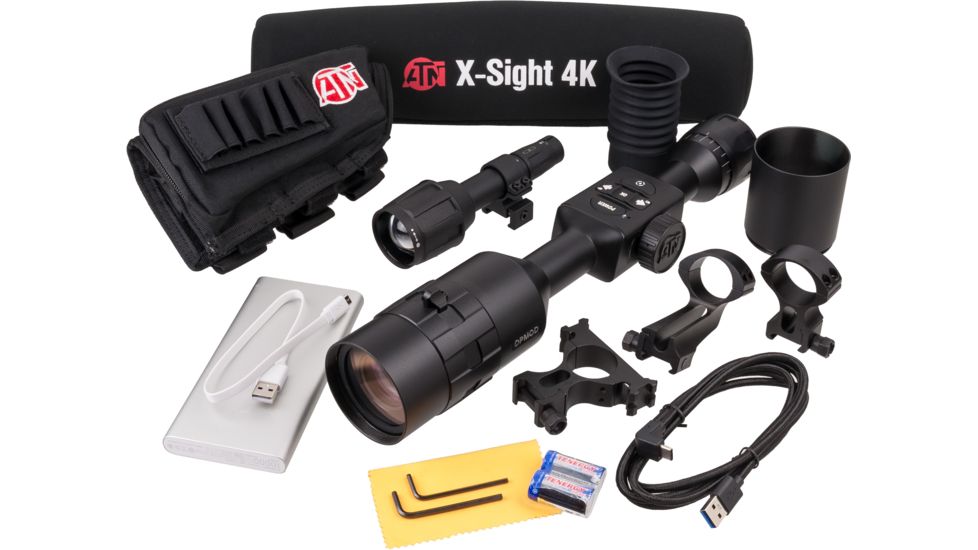 OPMOD X-Sight 4K Pro 5-20x Smart Ultra HD Day/Night Hunting Rifle Scope,Black, DGWSXS5204KPO