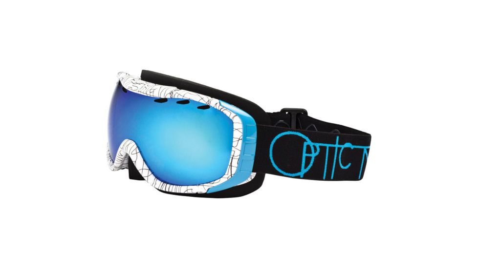 Optic Nerve Columbine Whtie Pc Goggle 01322 WHITE