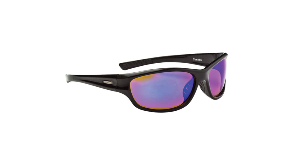 Optic Nerve Crease Shiny Black Polarized 21294 BLACK