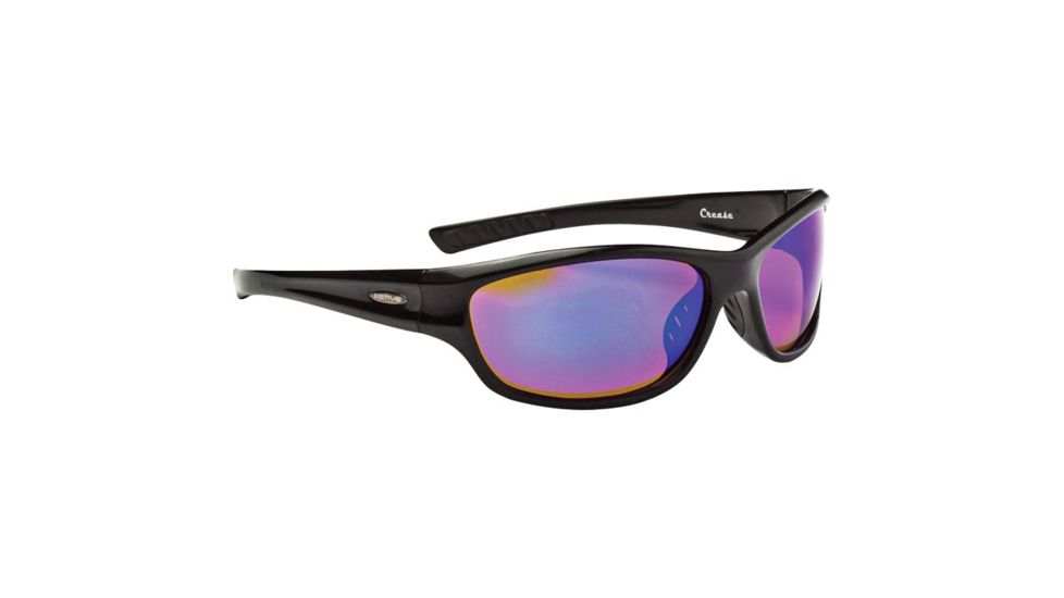 Optic Nerve Crease Shiny Black Polarized 21294 BLACK