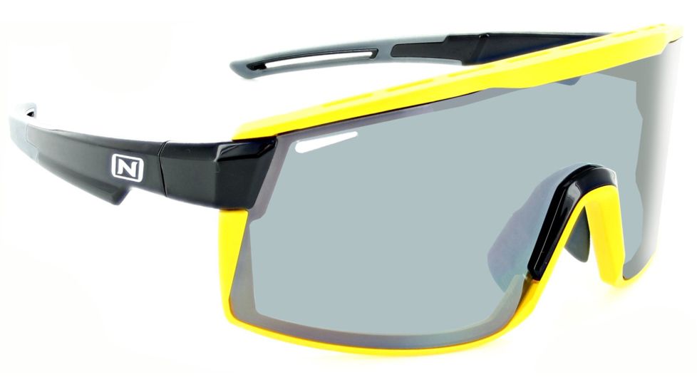 Optic Nerve FixieMAX Sunglasses, FixieMAX Black with Yellow Lens Rim, 22075