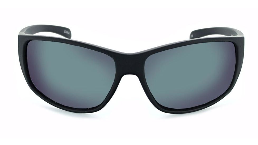 Optic Nerve Old Salt Sunglasses, Matte Black Frame, Polarized Smoke Lens 82005