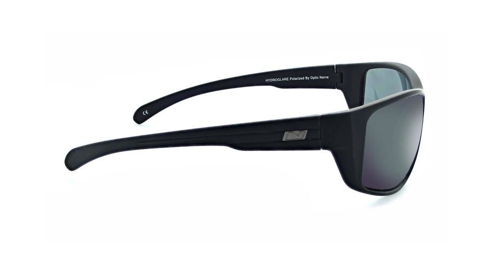 Optic Nerve Old Salt Sunglasses, Matte Black Frame, Polarized Smoke Lens 82005