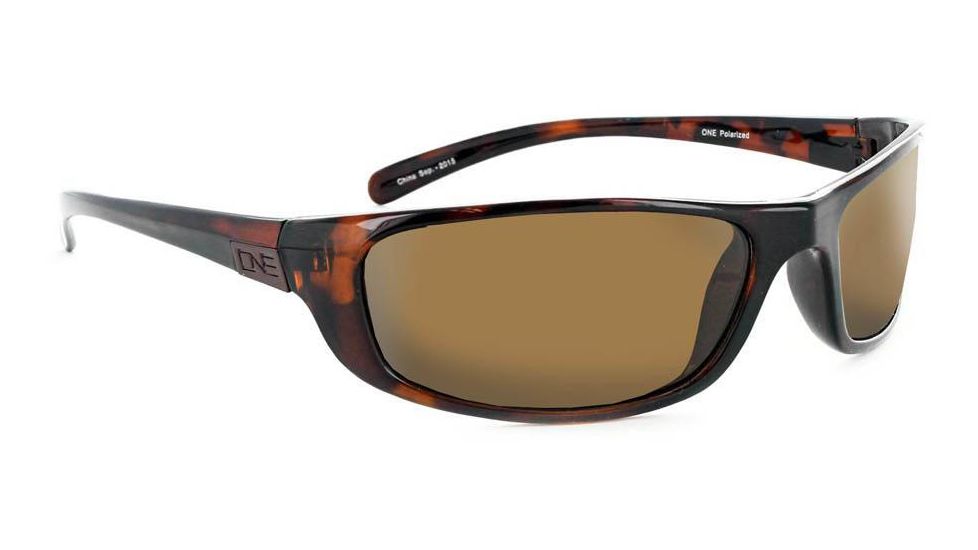 Optic Nerve Backwoods Sunglasses, Shiny Dark Demi, 16076