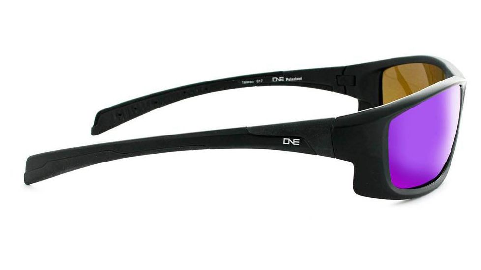 Optic Nerve One Castline Matte Black Polarized Sunglasses, 16203