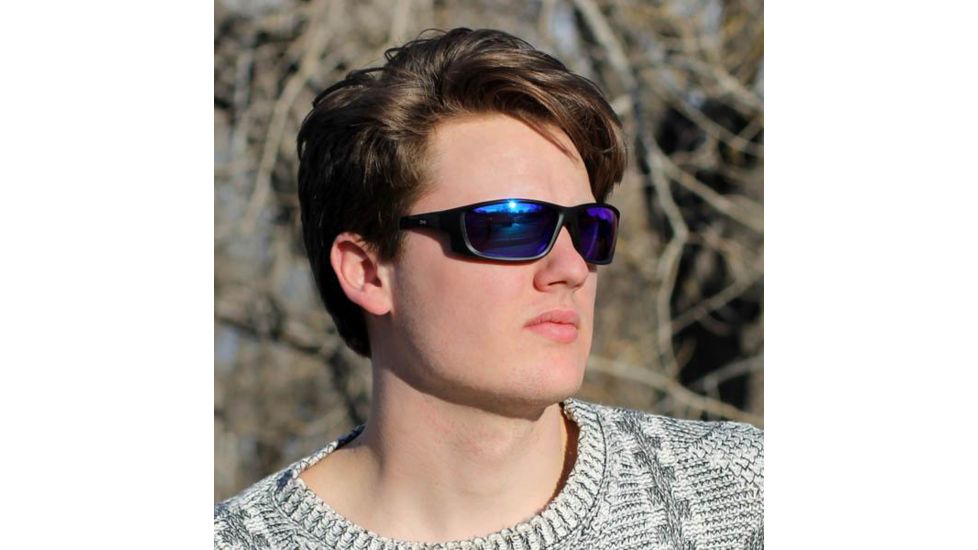 Optic Nerve One Castline Matte Black Polarized Sunglasses, 16203