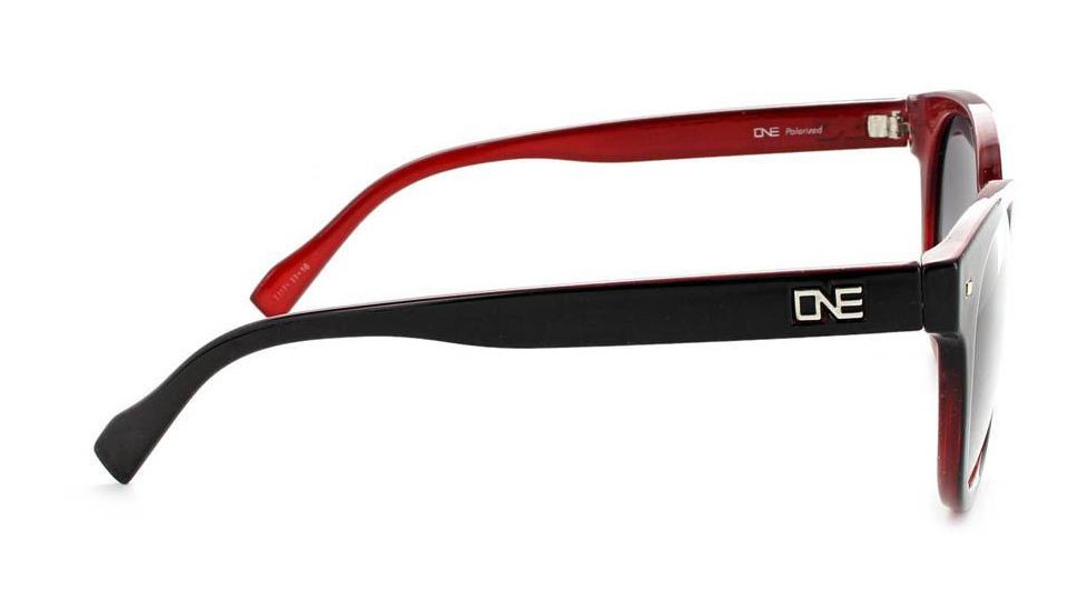 Optic Nerve One Hotplate Black/red Polarized Sunglasses,17016
