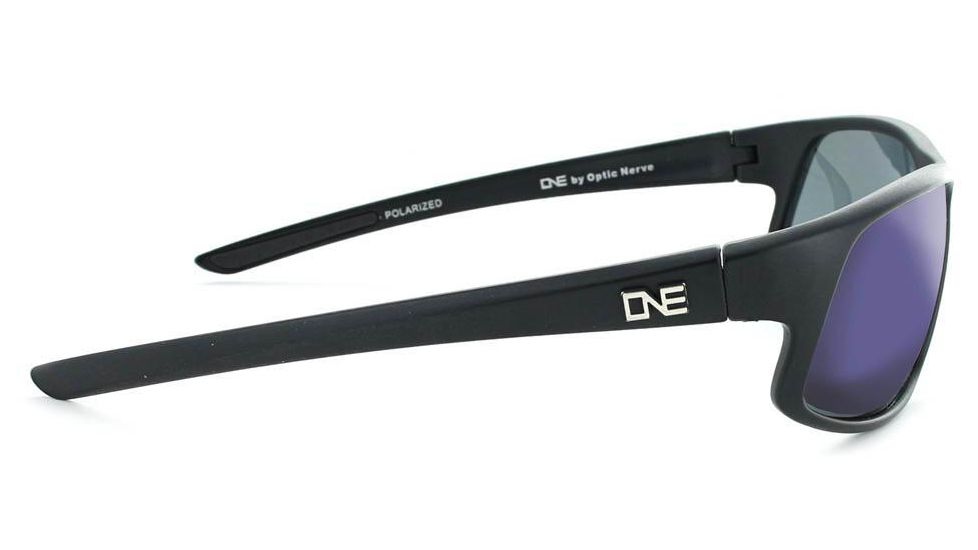 Optic Nerve One Rapid Matte Black Polarized Sunglasses, 16108