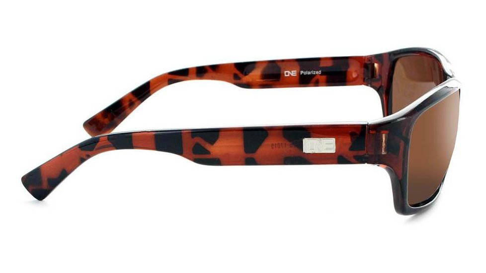Optic Nerve Tundra Sunglasses, Shiny Dark Demi, 17019