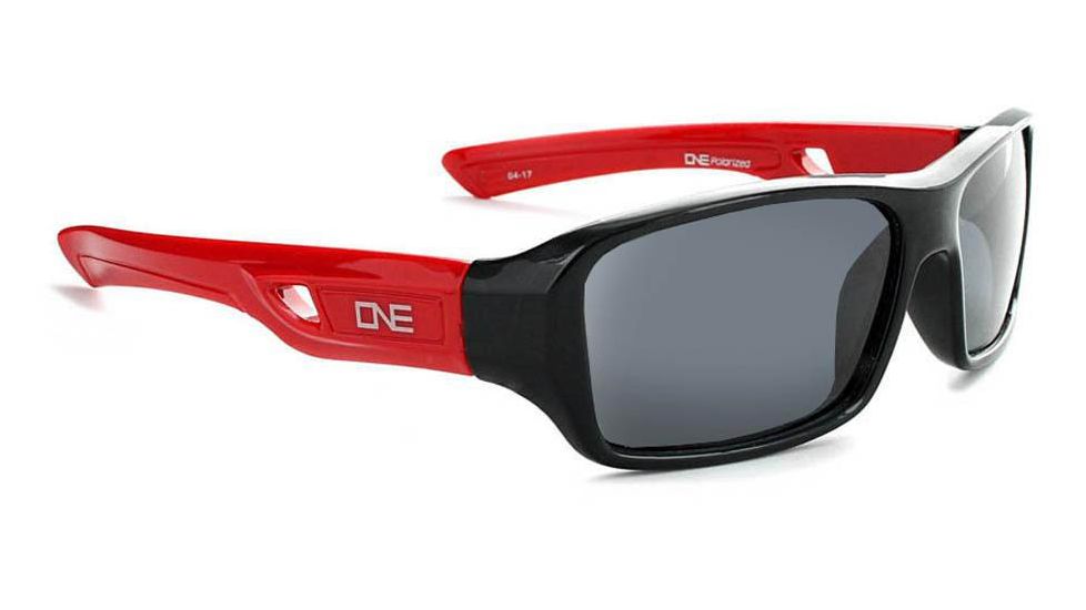 Optic Nerve Whippersnapper Sunglasses - Kids, Shiny Black with Red, 17036