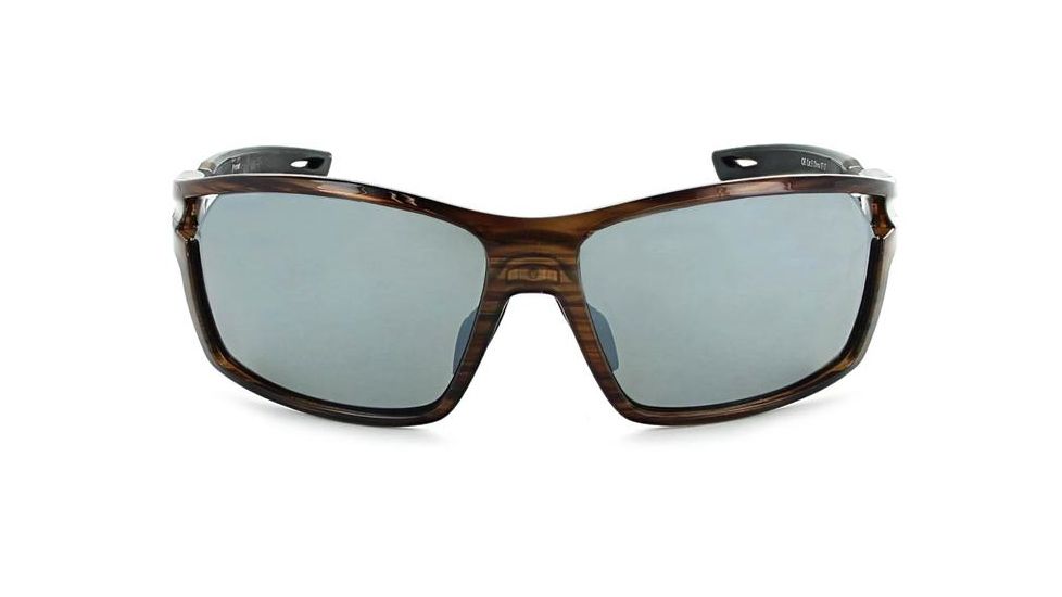 Optic Nerve Primer Polarized Sunglasses, Shiny Dark Driftwood Demi Frame, Lens 2 Sets- Polarized Smoke, Copper 21821