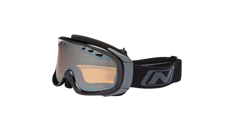Optic Nerve Sawatch Shiny Blk Pc Goggle 01300 BLACK
