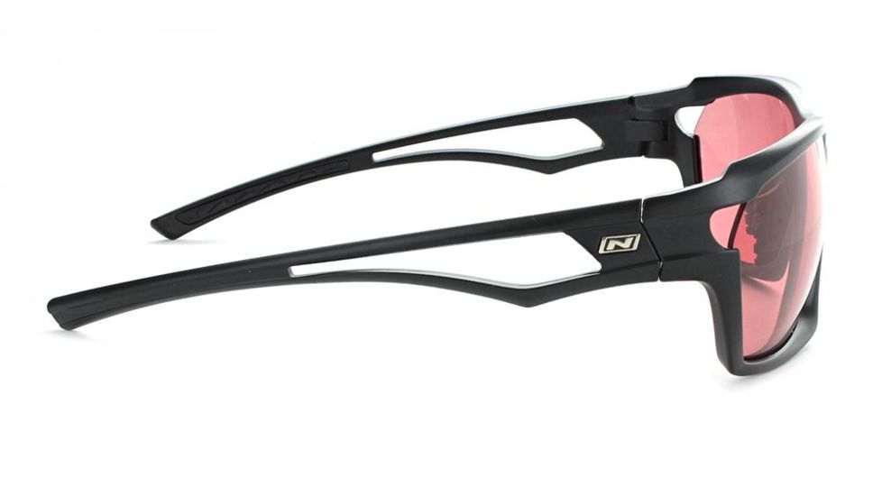 Optic Nerve Variant PM Sunglasses, Shiny Carbon Frame, Photochromatic- Rose to Smoke Lens 17052
