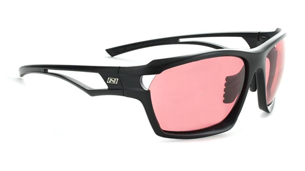 Optic Nerve Variant PM Sunglasses, Shiny Carbon Frame, Photochromatic- Rose to Smoke Lens 17052