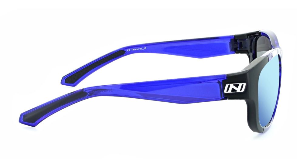 Optic Nerve Vesper Sunglasses, Shiny Crystal Navy w/ Matte Black, 21903