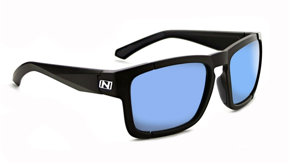 Optic Nerve Vettron Sunglasses, Matte Black Frame, Lens 2 Sets- Smoke w/Ice Blue Mirror, Copper 21808