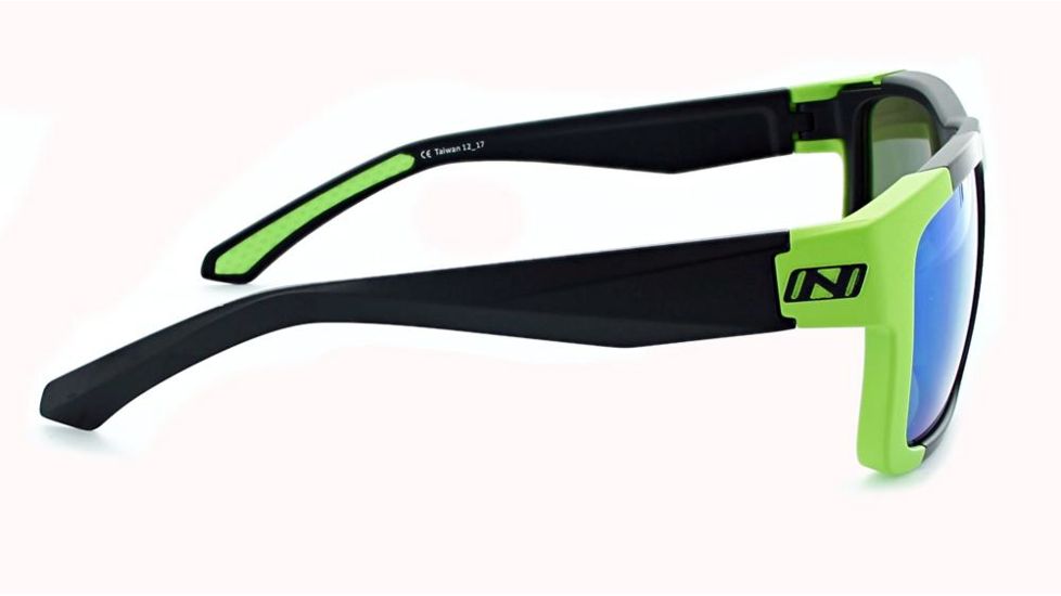 Optic Nerve Vettron Sunglasses, Matte Black w/Matte Aluminum Green Frame, Lens 2 Sets- Smoke w/ Green Mirror, Copper 21806