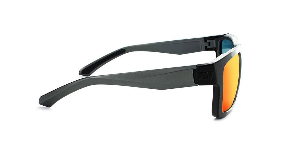 Optic Nerve Vettron Sunglasses, Matte Carbon w/Matte Black Frame, Lens 2 Sets- Smoke with Red Mirror, Copper 21809