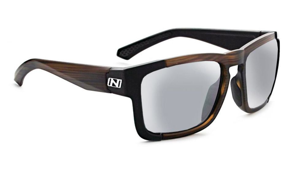 Optic Nerve Vettron Sunglasses, Matte Driftwood Demi w/Matte Black Frame, Lens 2 Sets- Smoke w/Silver Flash, Copper 21807