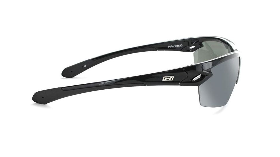 Optic Nerve Voodoo Polarized Sunglasses, Shiny Black Frame, Lens 2 Sets- Polarized Smoke w/Silver Flash, Copper 21820
