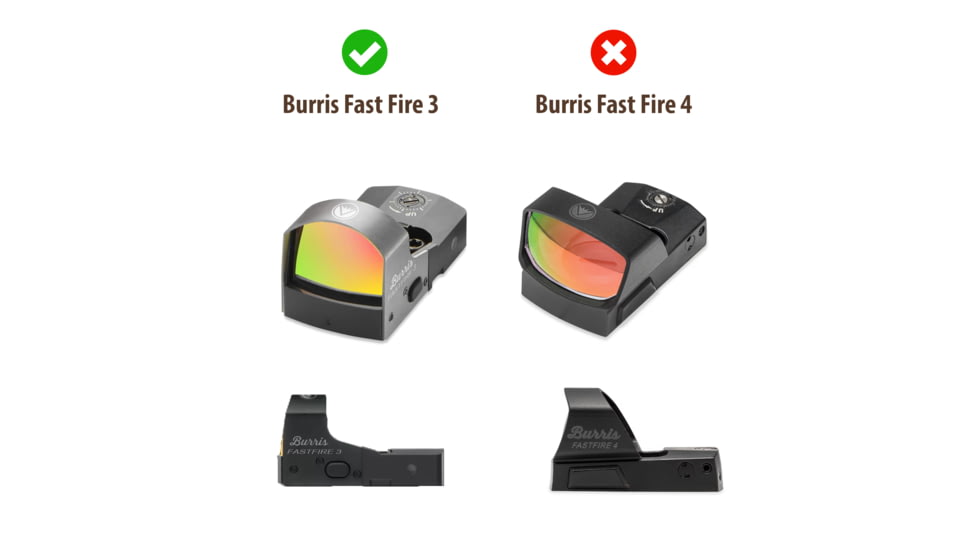 OpticGard Burris Fastfire 3 Scope Cover, Black, One Size, OGBFF302