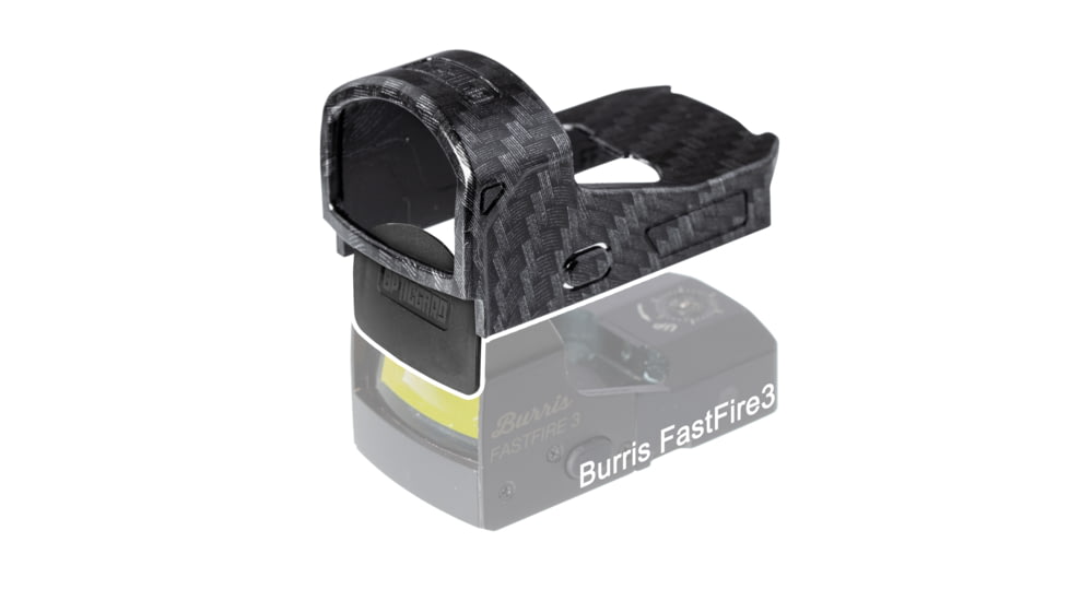 OpticGard Burris Fastfire 3 Red Dot Sight Cover, Carbon Fiber, One Size, OGBFF3DE11