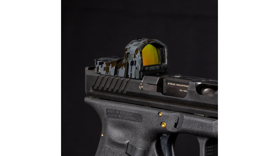 OpticGard Burris Fastfire 3 Scope Cover, Gunmetal Gray Camo, One Size, OGBFF3DEG85