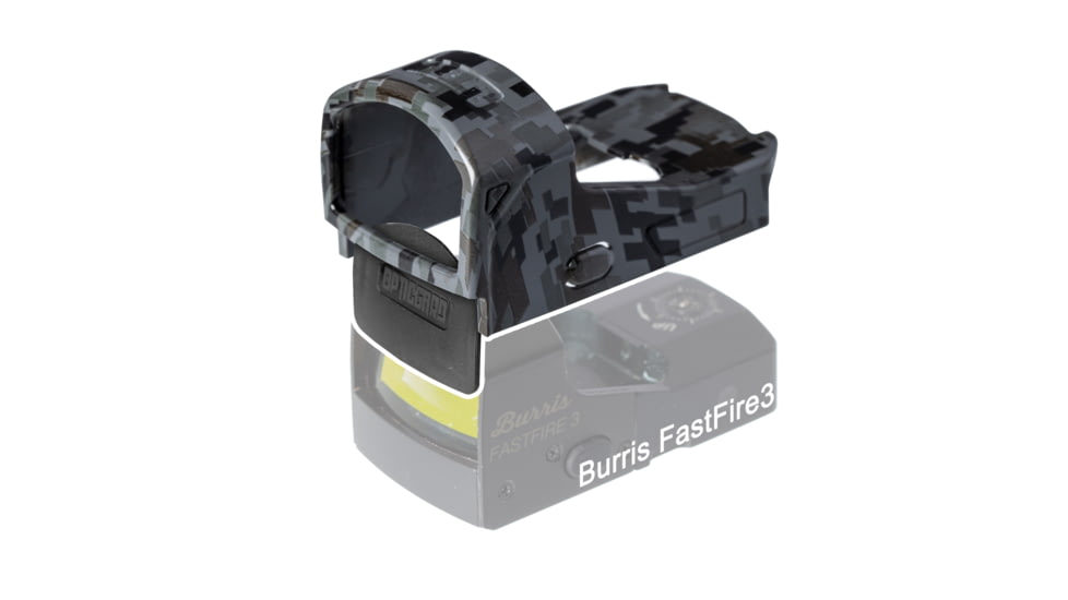 OpticGard Burris Fastfire 3 Red Dot Sight Cover, Gunmetal Gray Camo, One Size, OGBFF3DEG85