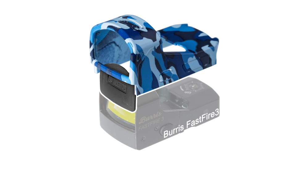 OpticGard Burris Fastfire 3 Scope Cover, Navy Blue Camo, One Size, OGBFF3DEG86