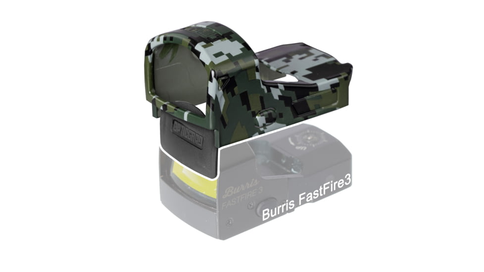 OpticGard Burris Fastfire 3 Red Dot Sight Cover, OD Green Camo, One Size, OGBFF3DEG84