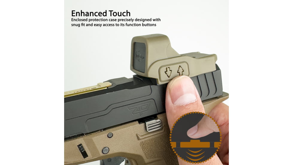 OpticGard Eotech Eflx Red Dot Sight Cover, Black, One Size, OGEEFLX02