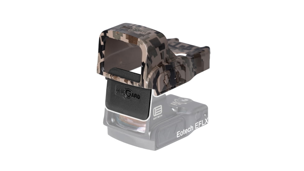 OpticGard Eotech Eflx Red Dot Sight Cover, FDE Camo, One Size, OGEEFLXDEG83