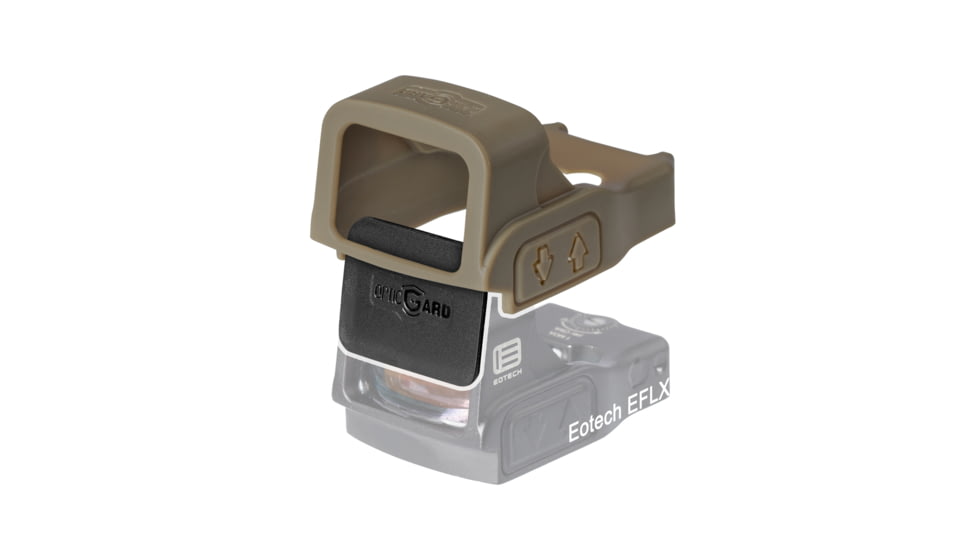 OpticGard Eotech Eflx Red Dot Sight Cover, FDE (Flat Dark Earth), One Size, OGEEFLX09