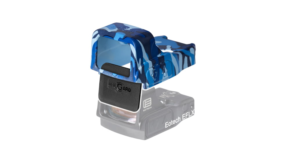 OpticGard Eotech Eflx Red Dot Sight Cover, Navy Gray Camo, One Size, OGEEFLXDEG86