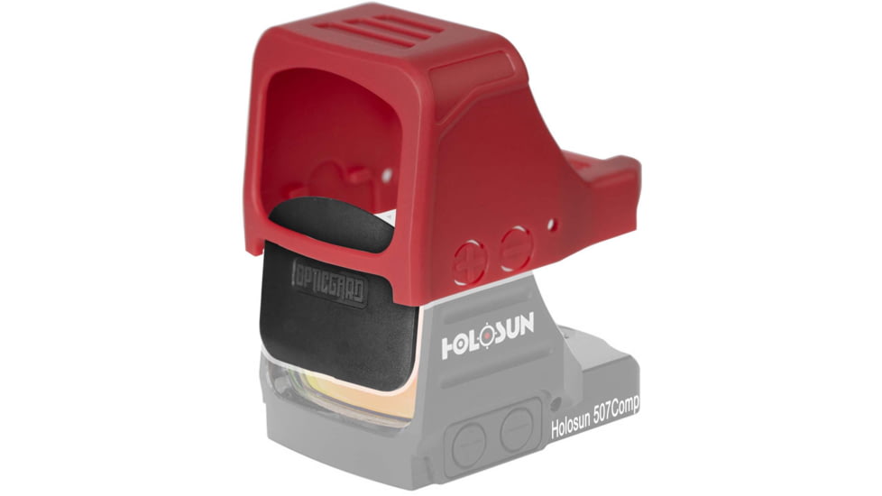 OpticGard Scope Cover for Holosun 507 COMP, Passion Red , OGH507COMP06