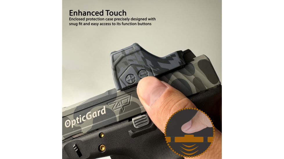 OpticGard Scope Cover for Holosun 507C-X2/407C-X2, Black, OGH507C02