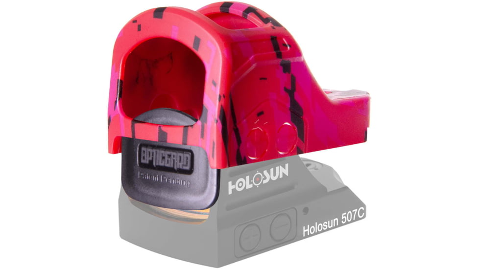 OpticGard Scope Cover for Holosun 507C-X2/407C-X2, Passion Red Camo, OGH507CDEG82