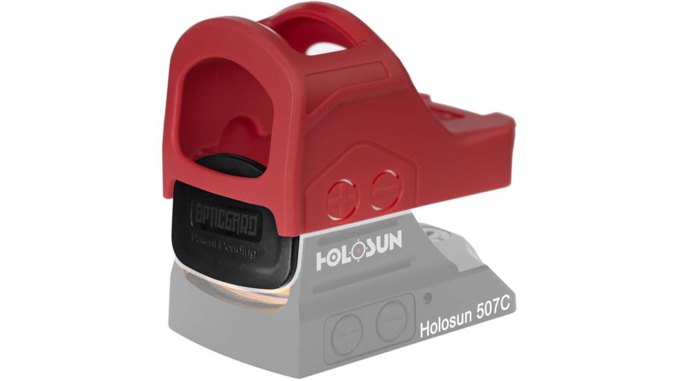 OpticGard Scope Cover for Holosun 507C-X2/407C-X2, Passion Red, OGH507C06