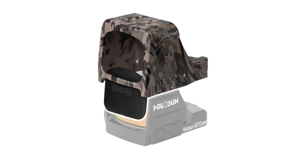 OpticGard Holosun 507Comp Scope Cover, FDE Camo, One Size, OGH507COMPDEG83