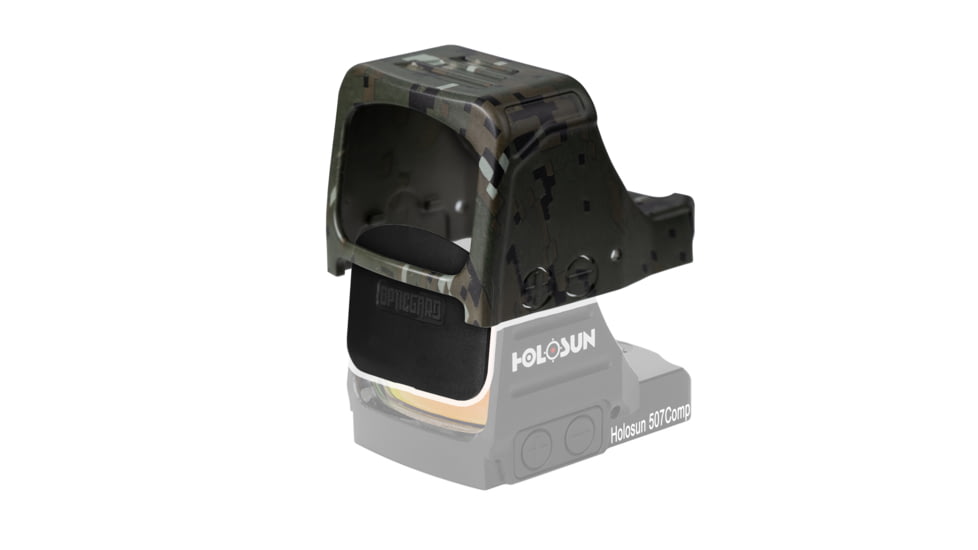 OpticGard Holosun 507Comp Red Dot Sight Cover, OD Green Camo, One Size, OGH507COMPDEG84