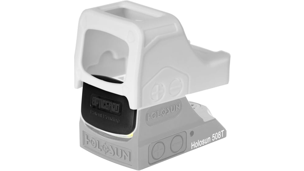 OpticGard Scope Cover for Holosun 508T, White, OGH508T01