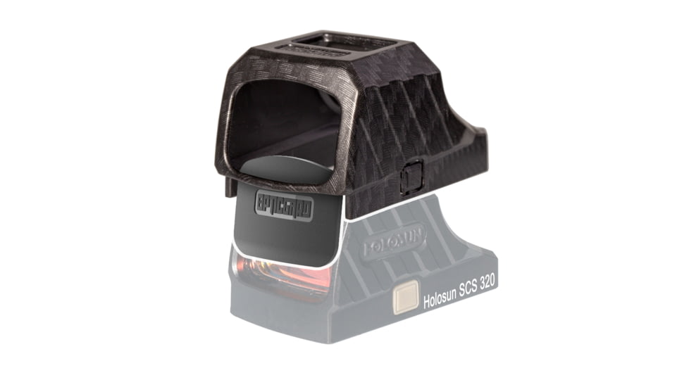 OpticGard Holosun SCS 320 Scope Cover, Carbon Fiber, One Size, OGHSCS320DE11